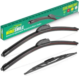 " " " Windshield Wiper Blades Replacement for Chevy Chevrolet Traverse / GMC Acadia Premium All Weather Front Rear Wipers Set OEM Quality (Pack of )