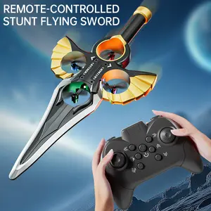 Flying Sword Toy, Drop-resistant Material, Cool Lights, Long-distance Control, One-key Lift, Adjustable Speed, Hovering Flight, Long Battery Life, Ideal for Gifting, Suitable for Boys and Girls