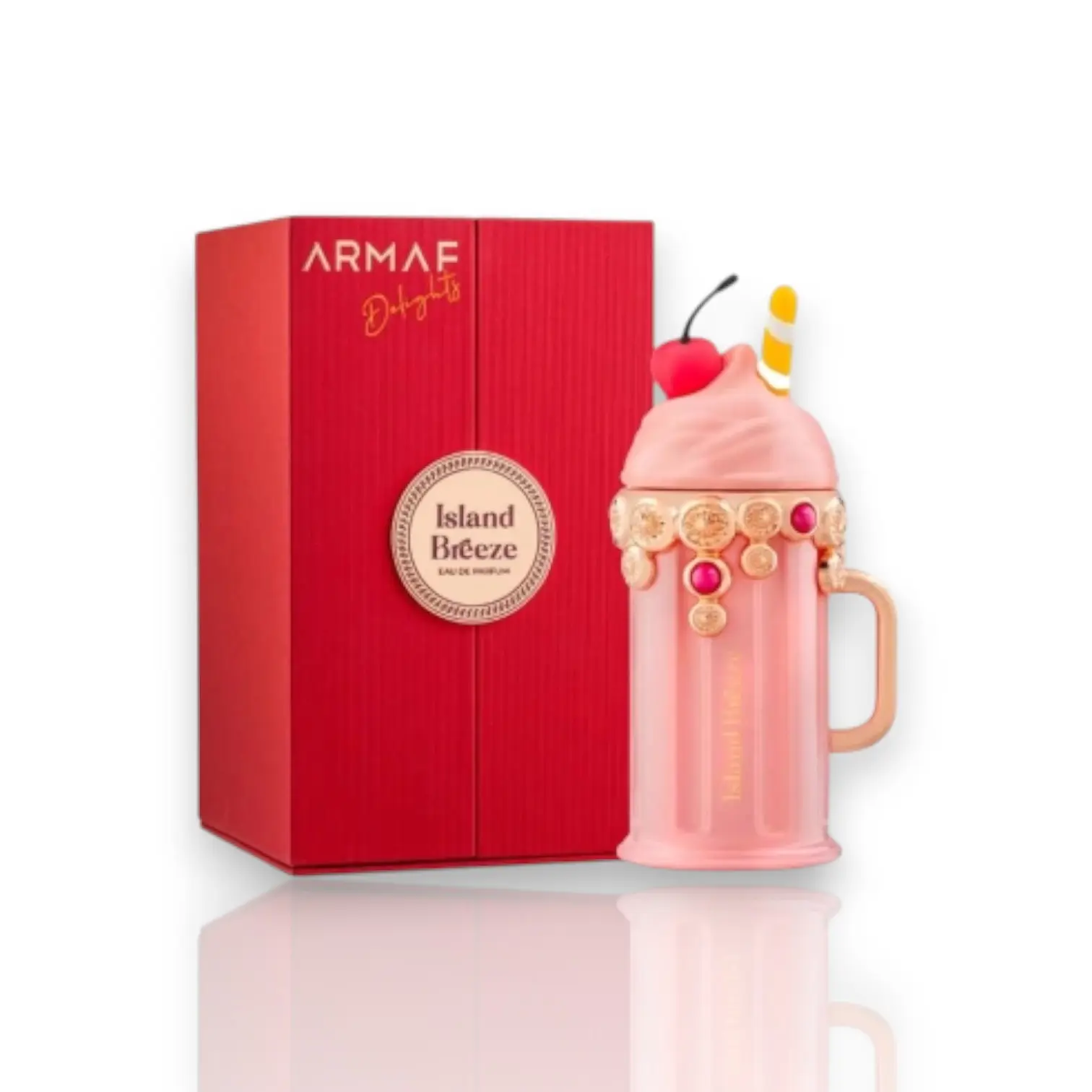 Armaf | Delights | Island Breeze | Unisex Fragrance | 100 ML 3.4 OZ | Eau De Parfum | Peach - Wild berries & Rose