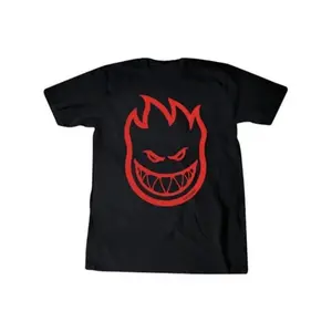 Spitfire Bighead Skateboard T-Shirt [Large] Black/ Red