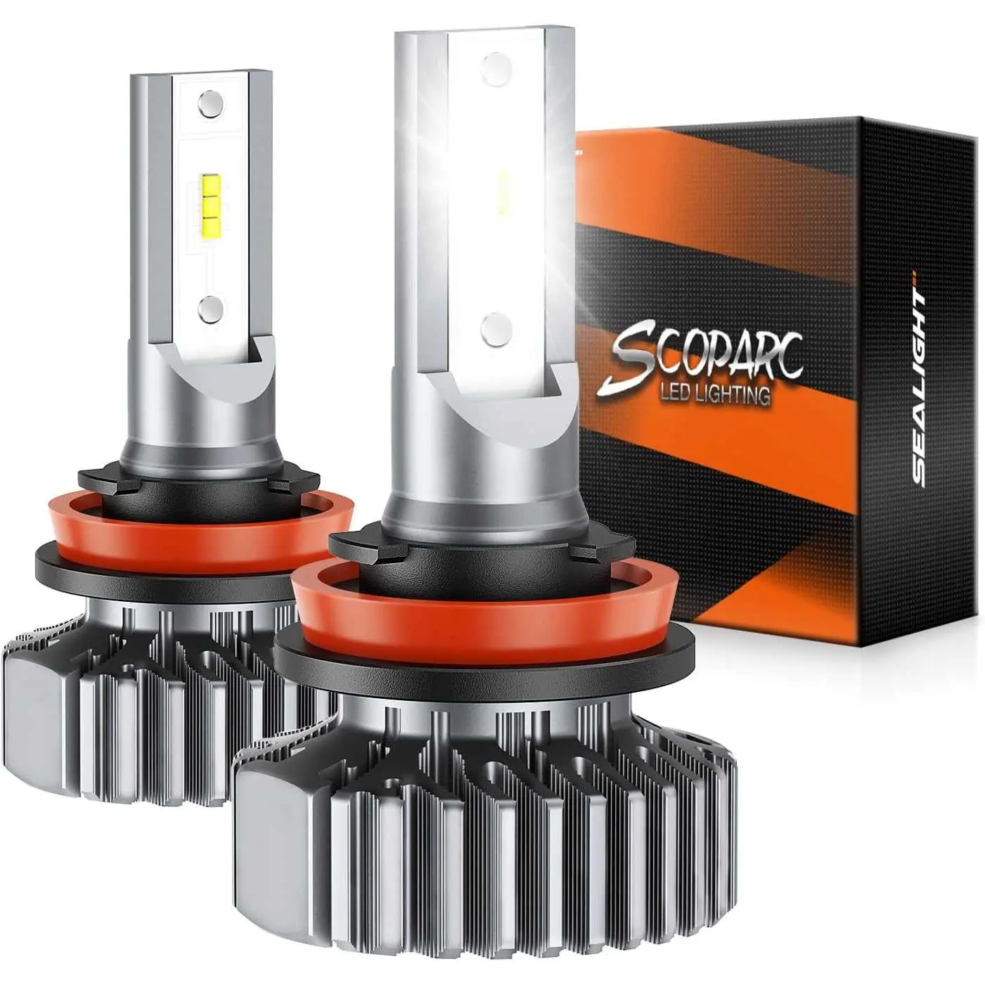 2005 Honda Element 9003/H4/HB2 60W 6500K White IP67 LED Headlight Bulbs 2PCS SEALIGHT S1