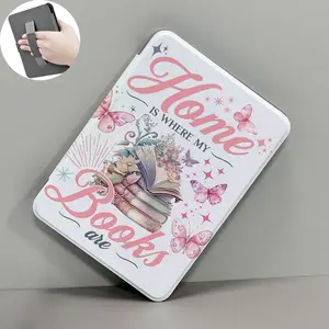 Cute Flip Protective Case for Kindle Paperwhite 11th Gen 6.8in & 12th Gen 7.0in,6" 2022/2024 Clear Back Accessories Transparent Cover with Auto Sleep/Wake, Perfect Fit, Easy Access Ports, Durable Stylish Leather Protection Casing Tablet summerwins