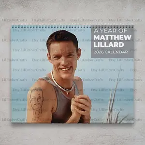 Matthew Lillard 2026 Wall Calendar, Stu Macher New Year Calendar And Planner, Unique Christmas Gift, Calendar Gift, Holiday Gift Ideas