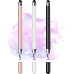 3 Pack Tablets Stylus Pen for All Touchscreen with Precision Disc Tip,2-in-1 Universal Stylus Compatible with Android, iOS, and Phone– Perfect for Writing, Drawing, and Note-Taking