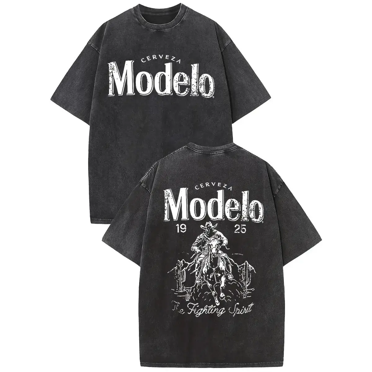 2026 S-5XL Acid Wash Vintage Graphic T-Shirt, Heavyweight Cotton Short Sleeve Crewneck Tee, Casual Streetwear Summer Top for Men Women,Back to School,Back to School Shopping