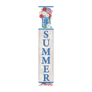 Courtside Market Land of the Free 7" x 40" Porch Sign Courtside Market Land of the Free 7" x 40" Porch Sign