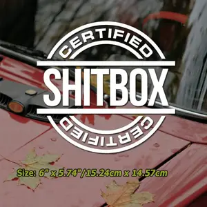 2025 Certified Shitbox Decal Sticker, FOR Car Truck Window