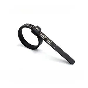 1pc Ring Dimension Measuring Device, Dimension Measuring Tool, Reusable Finger Dimension Measuring Band, Jewelry Dimension Measuring Tools 1-17 US Ring Sizes