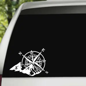 Compass car sticker reflective body sticker Compass direction prompt car sticker Car Decals Universal car sticker Sticker For Cars Car Decoration Vehicle Exterior Decoration