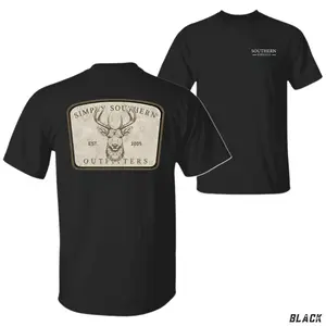 Simply Southern T-Shirt - Rustic Deer Design with Est 2005 and 'Outfitters' Text Perfect for Southern Charm and Nature