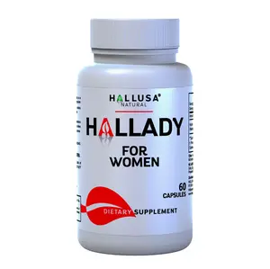 HALLUSA NATURAL HALLADY Aguaje Curves Capsules for Women 60 Capsules 1000mg Extra Strength Supplements Natural Ingredients Essential Vitamins for Health Healthcare