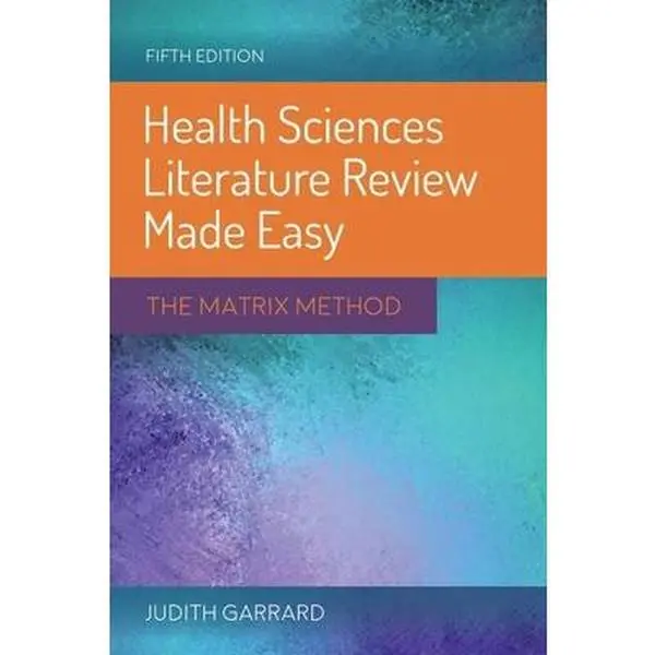 USED Book - Health Sciences Literature Review Made Easy: The Matrix Method by Garrard, Judith (Paperback) - english