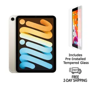 Refurbished Apple iPad Mini 6 A2567 (WiFi) Excellent Condition with Pre-Installed Tempered Glass & 1 Year Warranty