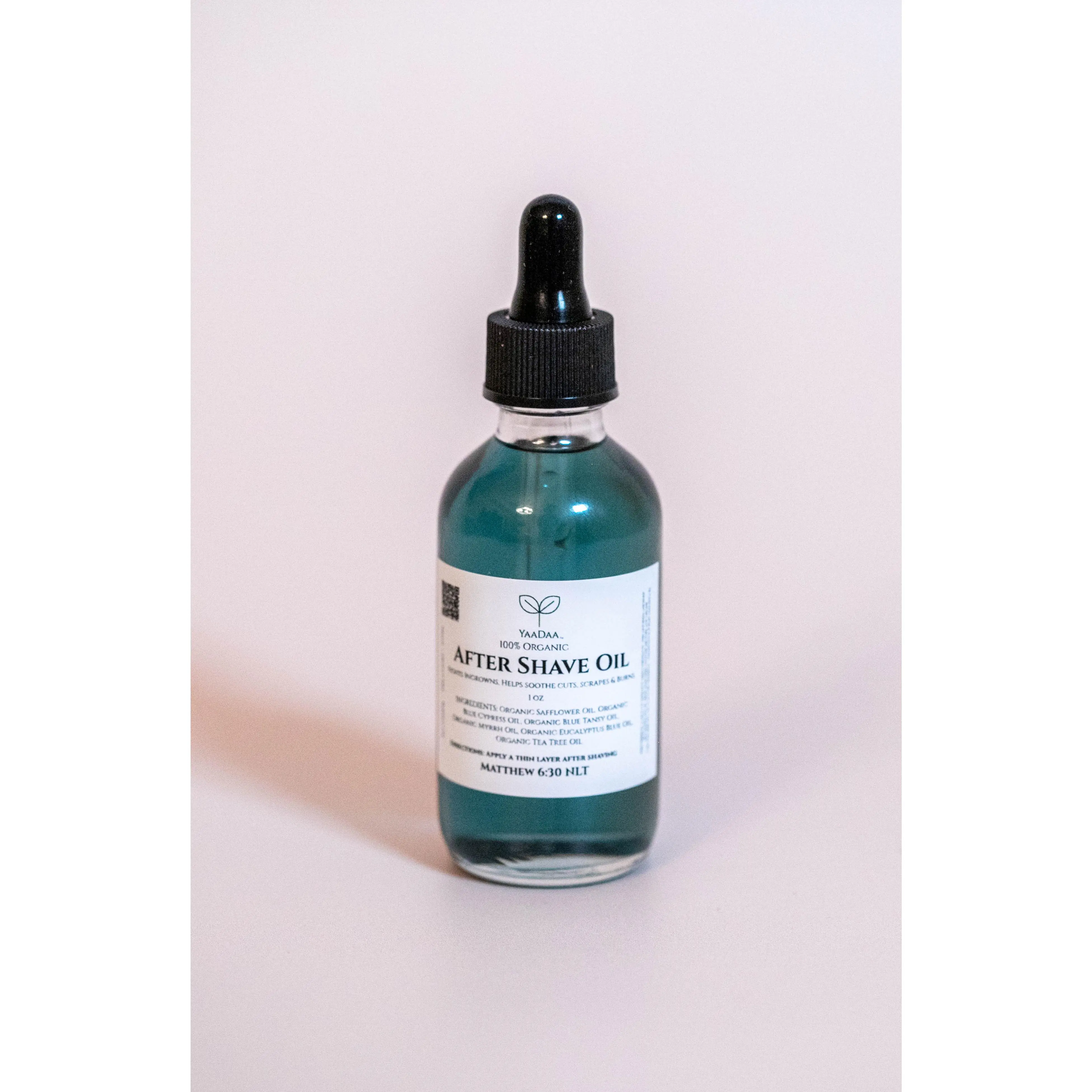 YaaDaa Beauty Aftershave with Tea Tree & Myrrh - Antibacterial & Healing Formula for Post-Shave Ingrown Hair & Bump Treatment for Men, Conditioning, Bottle, Organic Myrrh Oil, Hydrating, Aftershave Clean Oil, Sensitive Skin, Oil Bottle