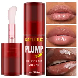 Lip Plumping Gloss Set, Colored Lip Oil and Clear Lip Gloss, Hydrating Lip Plumper, Long-Lasting Shine, Perfect for Makeup Lovers