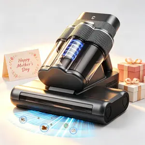 [Mother’s Day] Mattress Vacuum Cleaner for Dust Mites Removal, Handheld Vacuum with UV-C Light & Safe-Temp 140℉ Heat & 20Kpa Powerful Suction & Triple-Cup & Aroma Tablet, Bed Vacuum Cleaner for Bed, Sofa, Couch, Carpet, Pet tiktokshopspringglowup