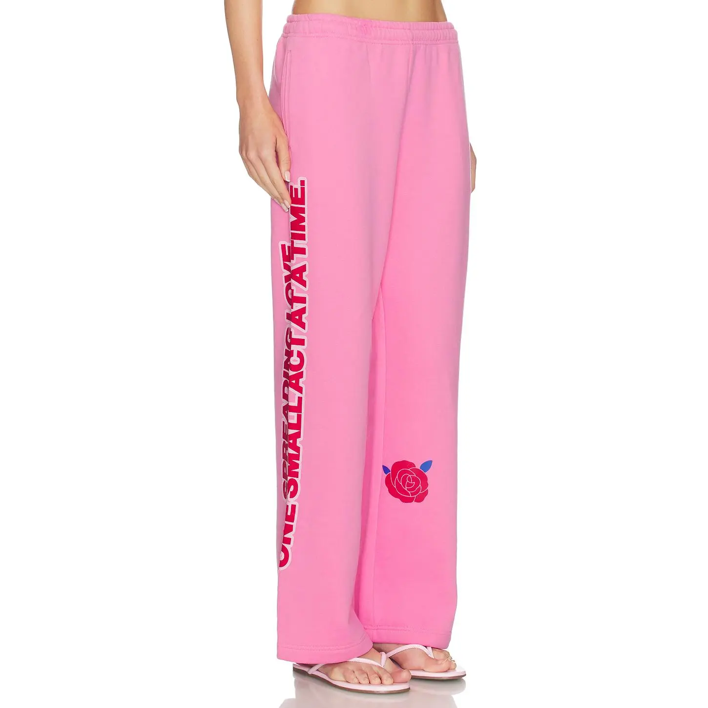 The Mayfair Group Be Kind Classic Sweatpants in Pink