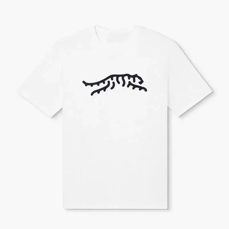 Men's Sunday Red T-Shirt with Tiger Icon Graphic - Comfortable Casual Loose Fit Short Sleeve Crewneck for Golf, Shortsleeve