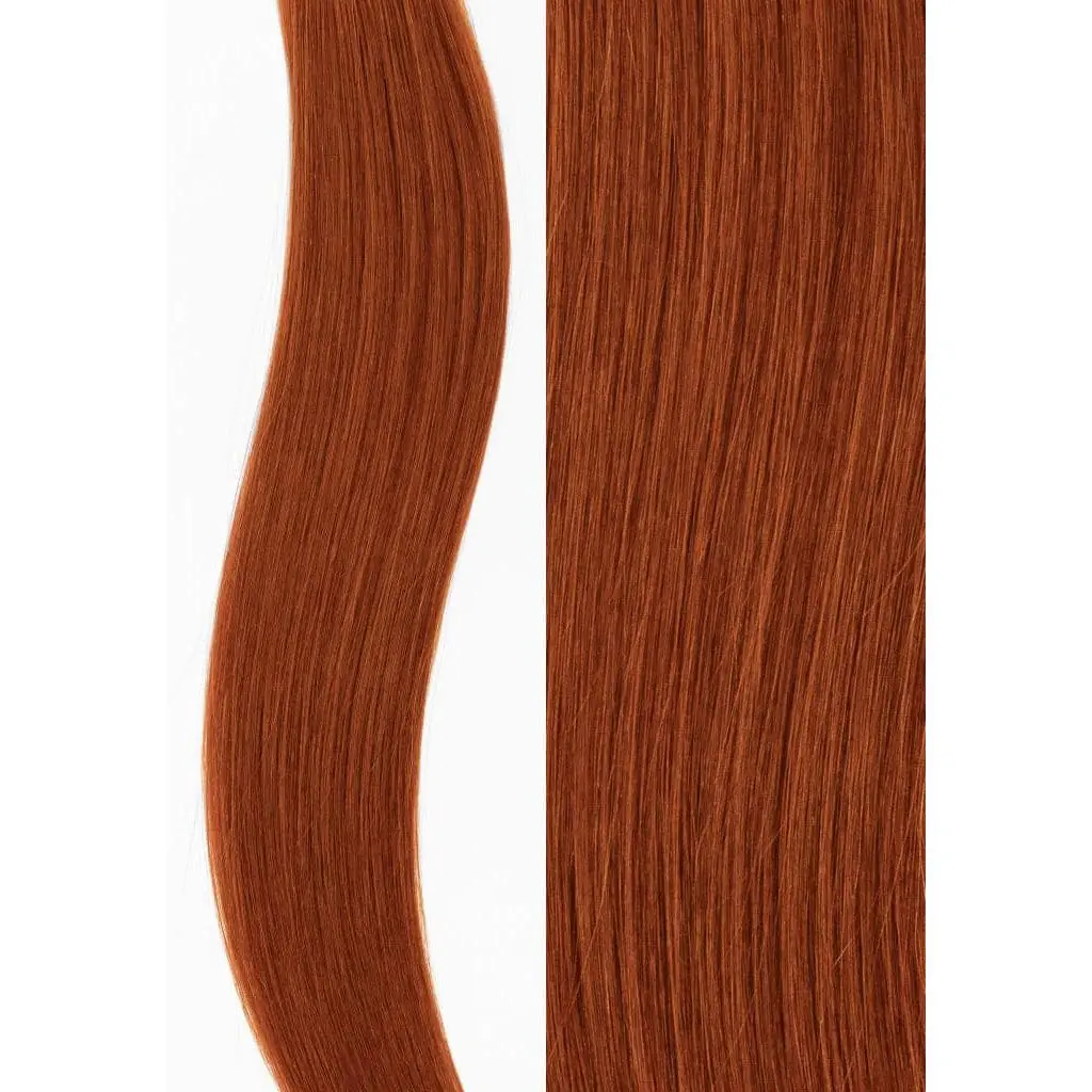 18" Tape-In Straight Dark Copper #38