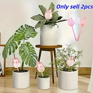 Tulip Plant Watering Balls Set, Drip Irrigation Design, Narrow Exit for Extended Watering Time, Indoor & Outdoor Use, Gardening Decor Gift, Garden Accessories