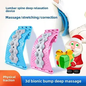 Lumbar Soother Waist Back Support Yoga Assisted Massage Top Waist Yoga Waist Stretch Cervical  lumbar traction Spine Back Stretch spine decompression level adjustable lumbar