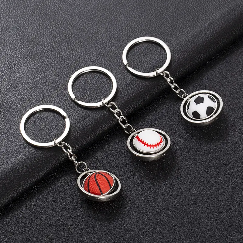 Gift giveawayRotating Sports Ball Keychains Gift
