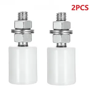 2-Pack Sliding Door Rollers Nylon U-Shaped Wheels for Doors Windows Closets Curtains Smooth Operation Durable Design