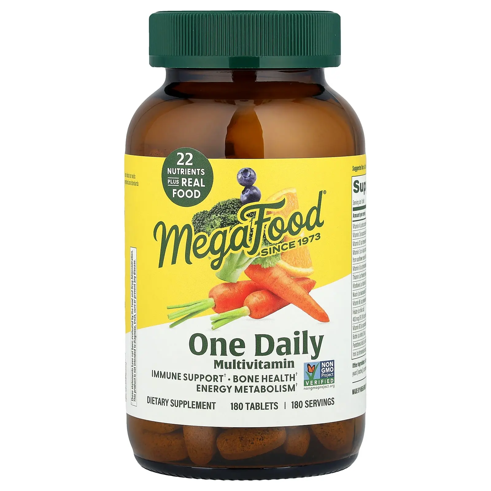 MegaFood One Daily Multivitamin, 180 Tablets