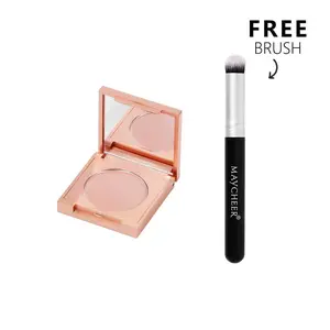 Eye area concealer, used to lighten dark circles, conceal, brighten and moisturize the eye area skin. Colored Clay Cc Undereye Corrector,Under Eye Brightener with Brush,It is a makeup product suitable for women.(in natural color)