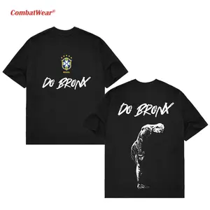 COMBATWEAR Charles Oliveira Do Bronx Logo NK Brazil Heavy Cotton T-shirt Do Bronx Tee Retro 90's Style Gift For UFC MMA Fan