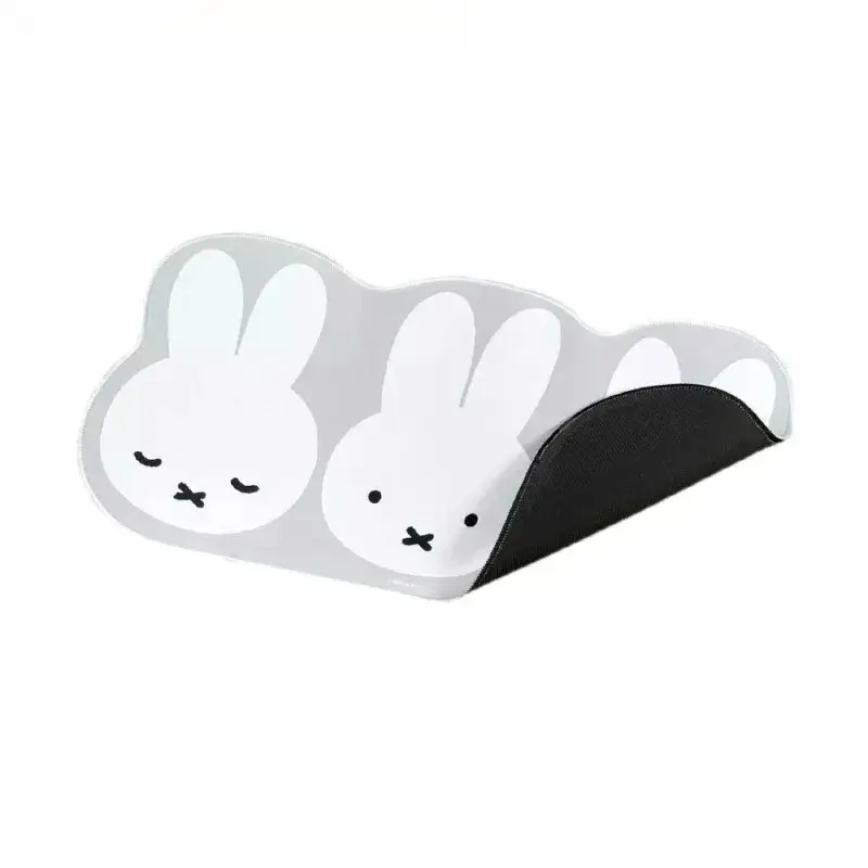 Kawaii Miffy Mouse Pad Cute Cartoon Rabbit Office Desk Mat with Non-Slip Base ​     for Students & Office Workers Cute Fresh Design
