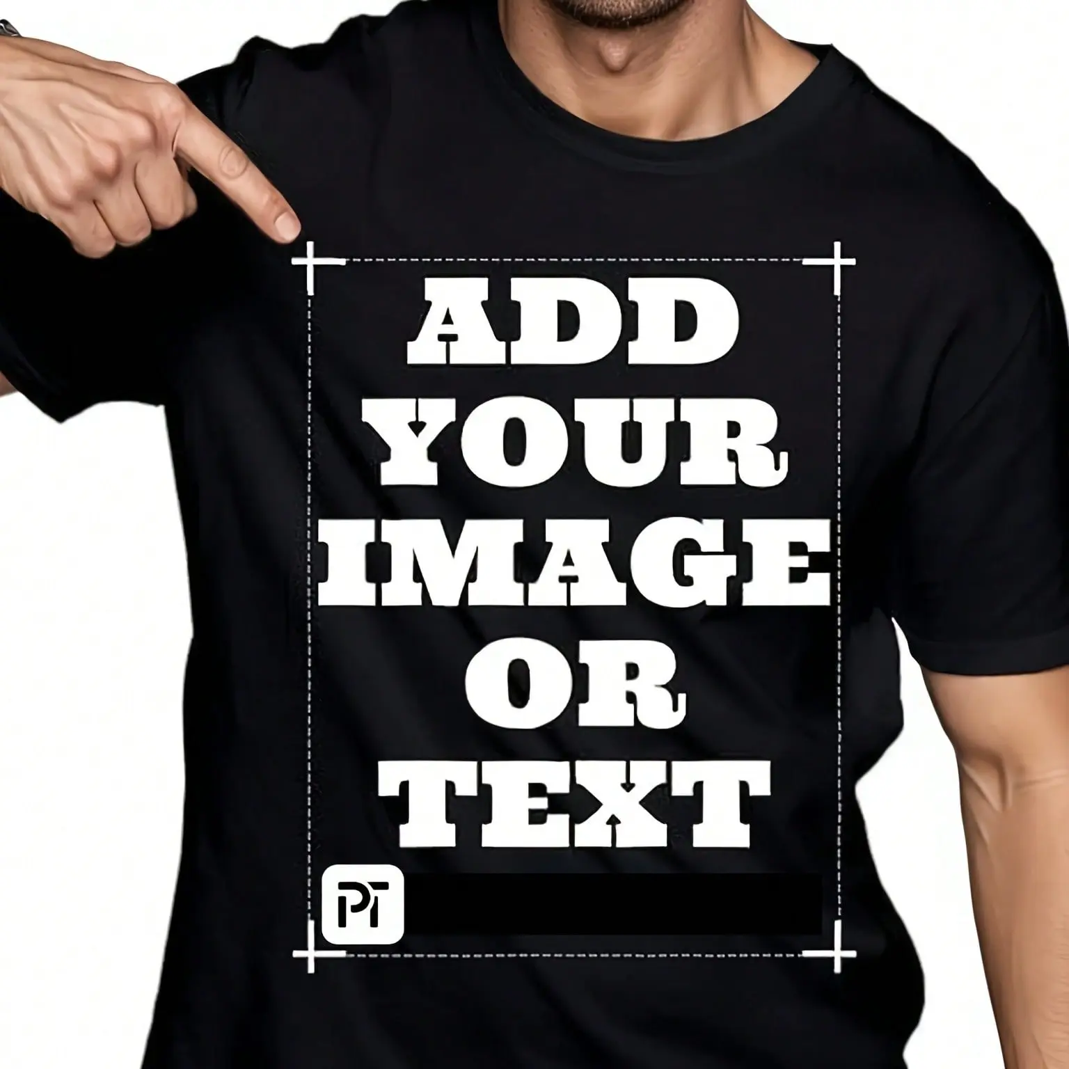 Factory Special Offer High-End Custom Mens Pure Cotton T-Shirt - Add Your ImageText Print Regular Fit Round Neck Short S