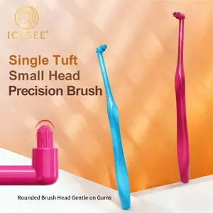 ICESEE End Tuft Toothbrush – Soft Fine Bristles, Braces-Friendly, Precise Cleaning for Hard-to-Reach Areas, Gentle on Teeth & Gums-B#summerwins #dealsforyoudays