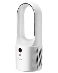 【Spotlight Day】VEVOR Portable Desk Bladeless Fan 12.99" 6-Speed Quiet Table Fan for Bedroom & Office, Various specifications