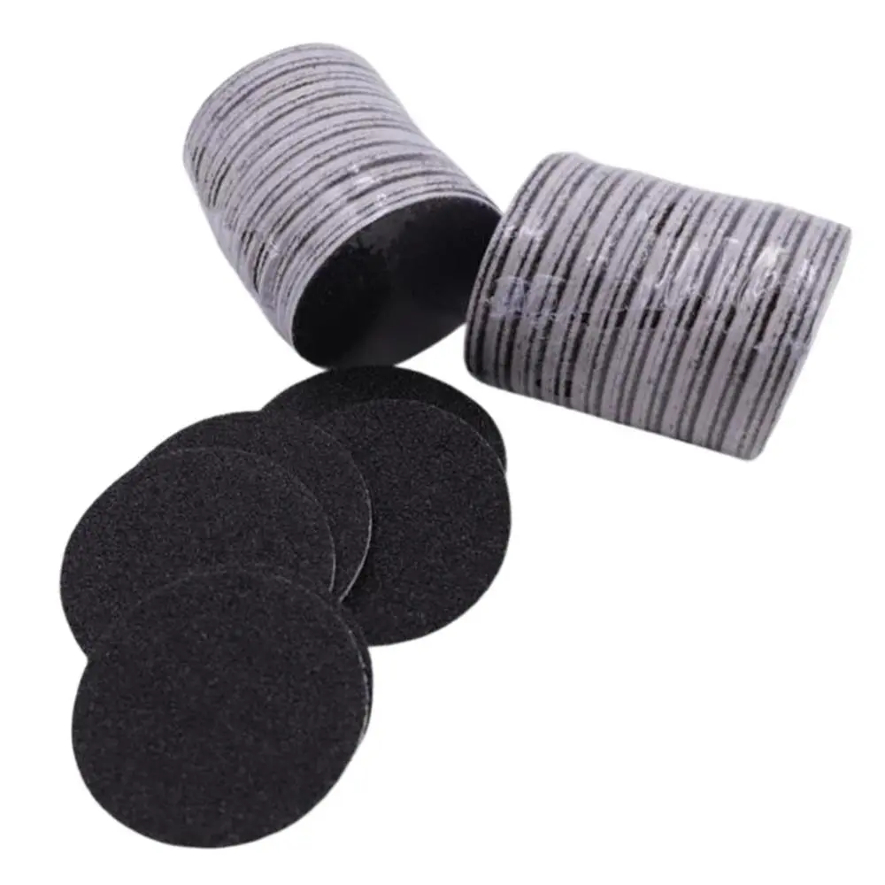 60 Packs Disposable Round Feet Grinder  Pads for Pedicure Tool