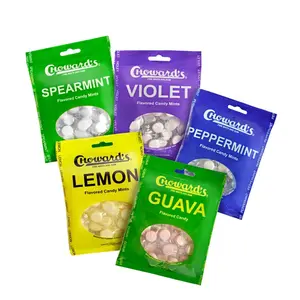 Choward's Assorted Mint and Fruit Candy Bundle - Peppermint, Spearmint, Lemon, Violet, and Guava Flavors - Nostalgic Candy Bags - Perfect for Snacks in Lunchboxes, Pockets, Goodie Bags, and Birthday Parties