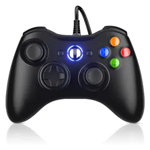 Xbox 360 Controller Wired,Gamepad Controller for Microsoft Xbox 360 & Slim Console and PC Windows 7/8/10, with Upgraded Joystick
