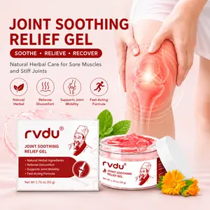 Natural Herbal Heating Massage Gel – Helps Soothe and Relax Joints, Back, Neck & Whole Body – with Menthol, Sophora & Aloe Extracts