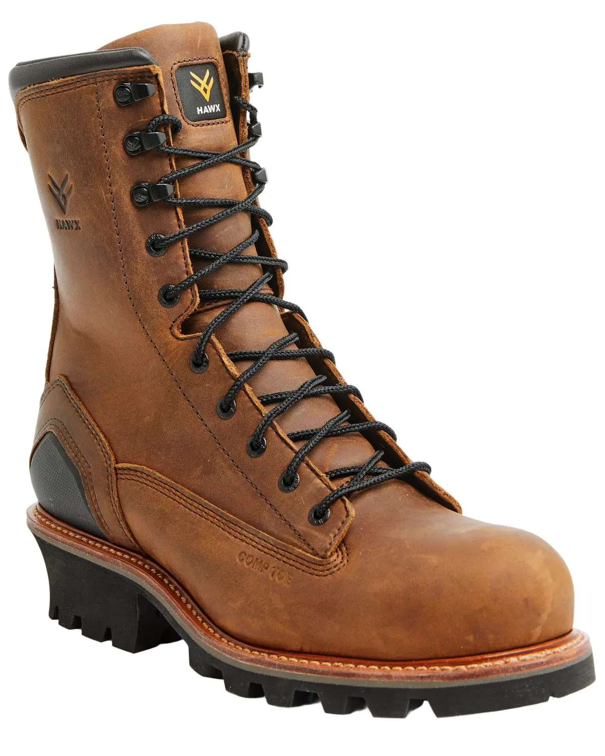 Hawx Men's Men'S 9" Lineman Logger Work Boot Composite Toe - Bhxc0r0w919-2