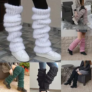 Extra Thick Long Tube Slouch Socks for Women Fashion Casual Y2K Knitted Slouch Socks