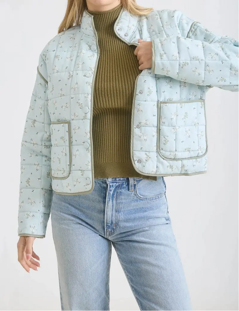 supreme spellout quilted lightweight down jacket - TikTok Shop