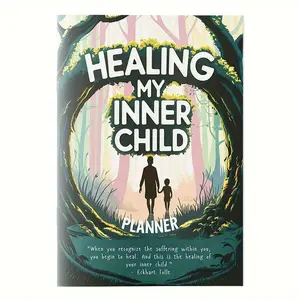 Healing My Inner Work Handbook & Planner, Workbook Journal, Emotional Healing Journal with Guided Self-Reflection Pages, Daily Tracker, Suitable for Adults & Teens