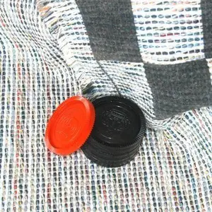 MegaChess 3 Inch Individual Black Plastic Giant Checker