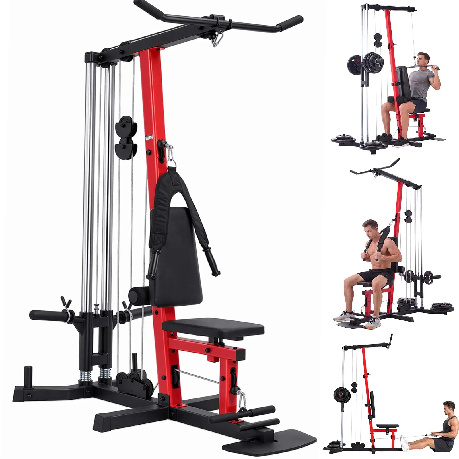 OPPSDECOR LAT Pulldown Machine, Cable Pulley Station for Home Gym OPPSDECOR LAT Pulldown Machine, Cable Pulley Station for Home Gym