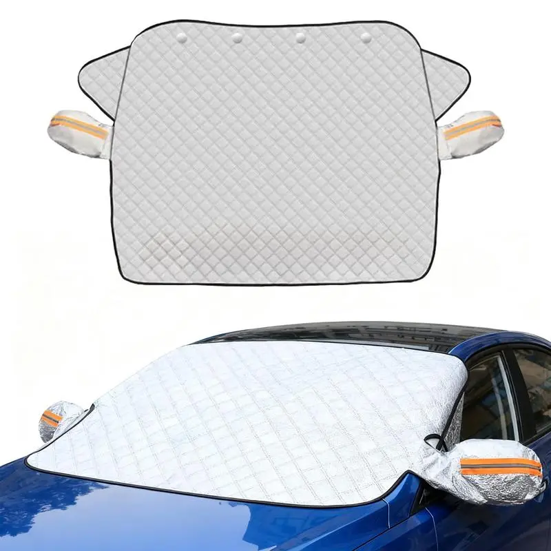 TikTokShopBlackFriday Car Windshield Snow Cover Sun Shade Winter Dust Rain Ice Frost Guard Protector