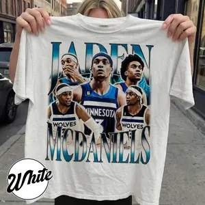 Jaden McDaniels #3 Minnesota Basketball Bootleg Rap Style Vintage Comfort Colors Shirt, Gift For Fans