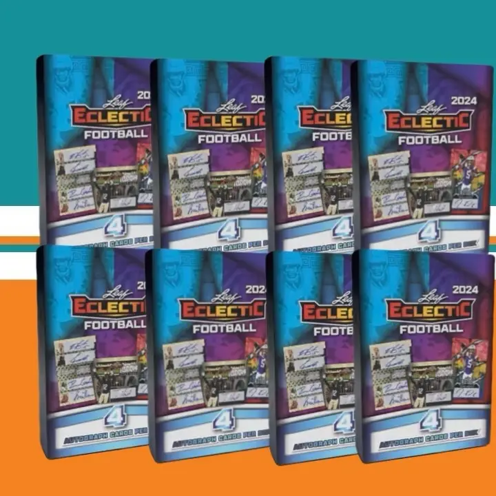 Break 40 (8) 2025 Leaf Eclectic Football Jumbo Hobby Boxes