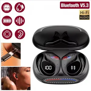 R400 Bluetooth 5.3 Headset TWS Wireless Earphones Earbuds Stereo Headphones Ear Hook