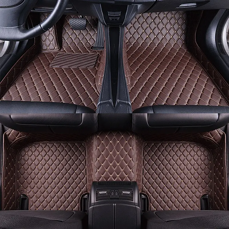 Custom Car Floor Mat For Mazda 6 gg 2007~2012 Left/Right -hand Drive Auto Interior Accessories Fashion Diamond Styling Leather Carpet Waterproof Design Full Coverage Weather Tech Mats For Cars Car Accessory Automotive Mats