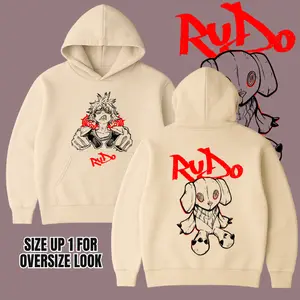 Retro Heavy Rudo Surebrec Gachiakuta Washed T-Shirt, Sweatshirt, Hoodie Oversize Unisex, Double Printed Streetwear Anime Merch Gift For Fan, perfect for streetwear gift for all,  Anime Inspired graphic tees men gifts dailywear Menswear